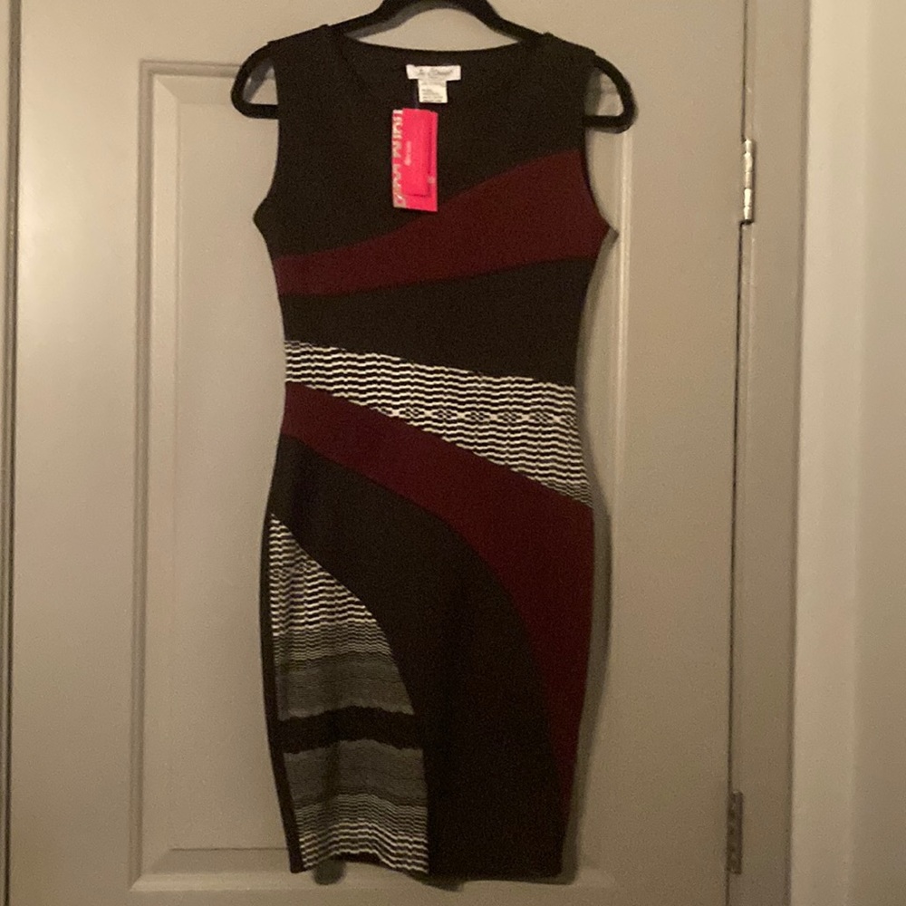 Jus d'Orange Paris | Robe Megane Multicolor asymmetrical dress| Sz 2